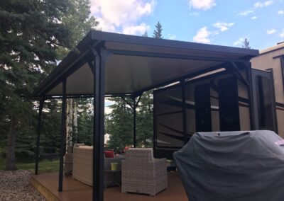 Fixed Patio Cover for Trailer Lot